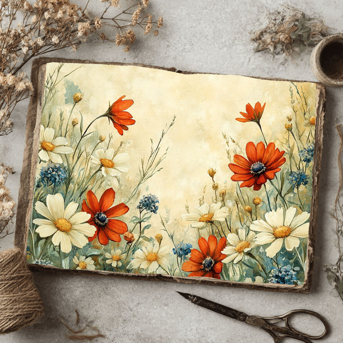 Wildflower Breeze Writing Paper