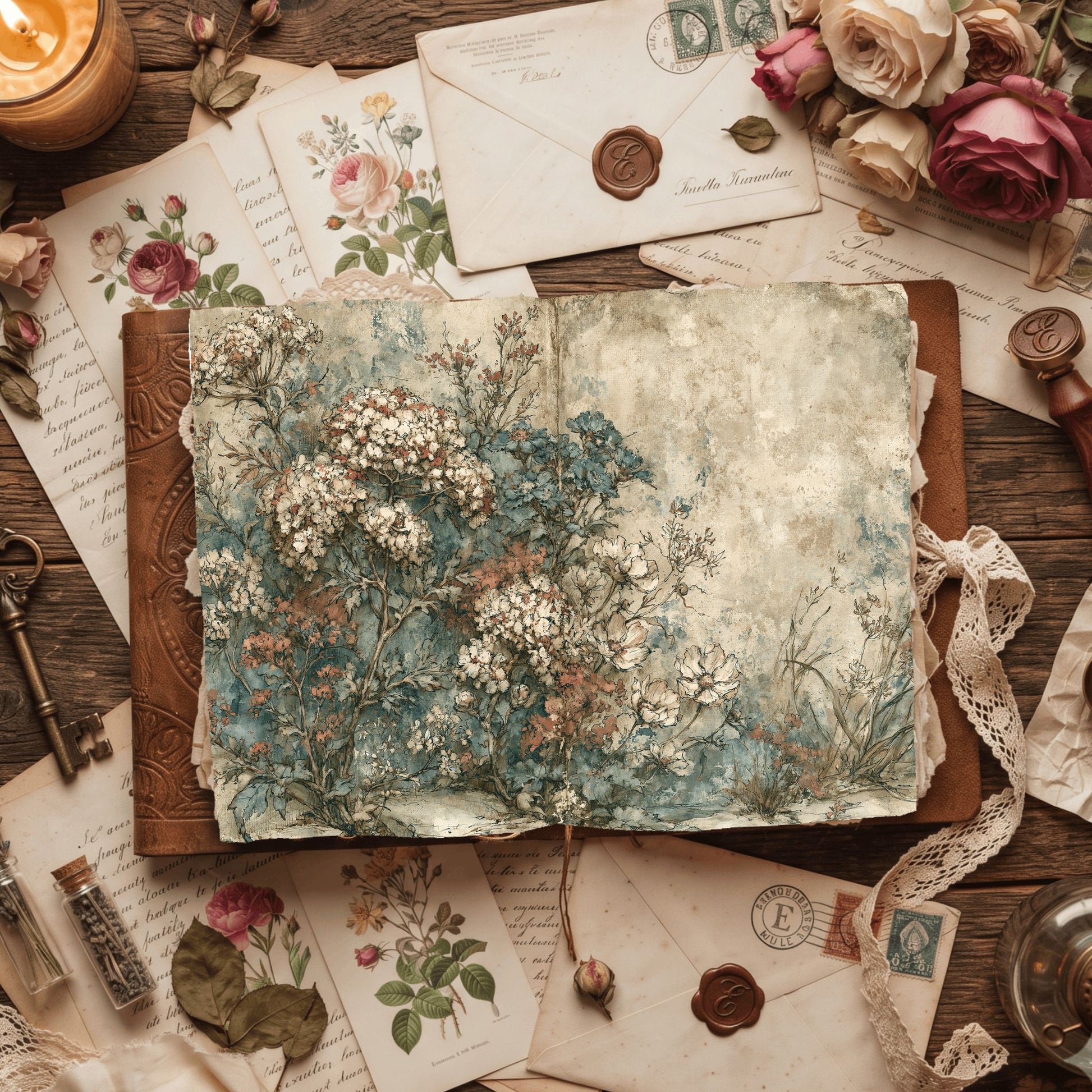 Wildflower Meadow Printable Paper