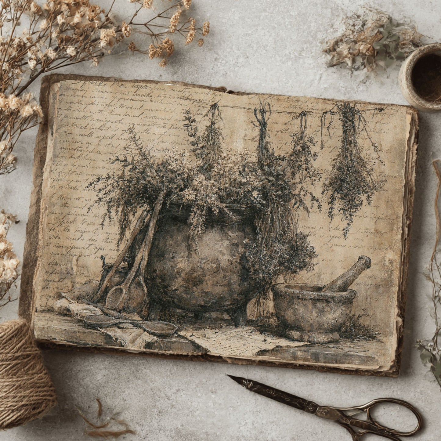 Witch'S Kitchen Recipe Journal Page