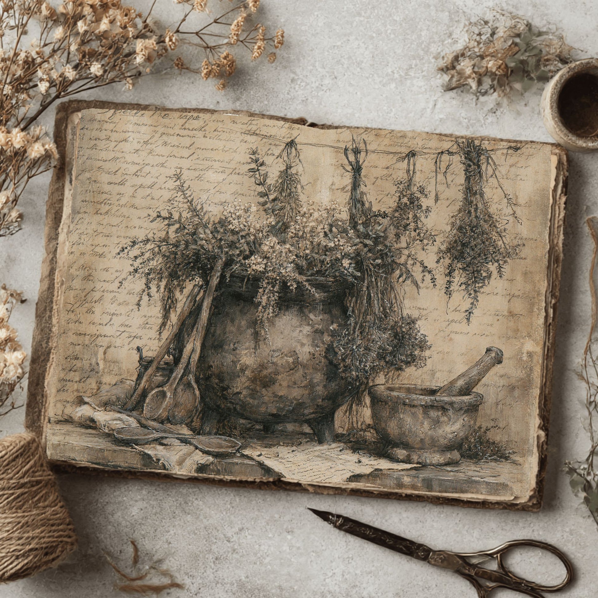 Witch'S Kitchen Recipe Journal Page