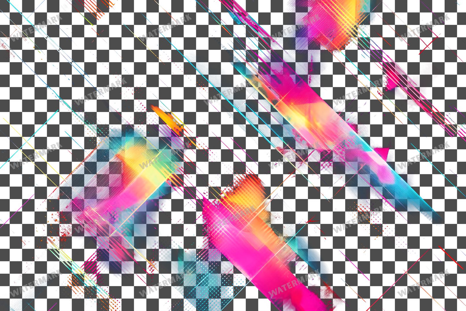 Abstract Geometric Patterns Transparent Overlay Pngs