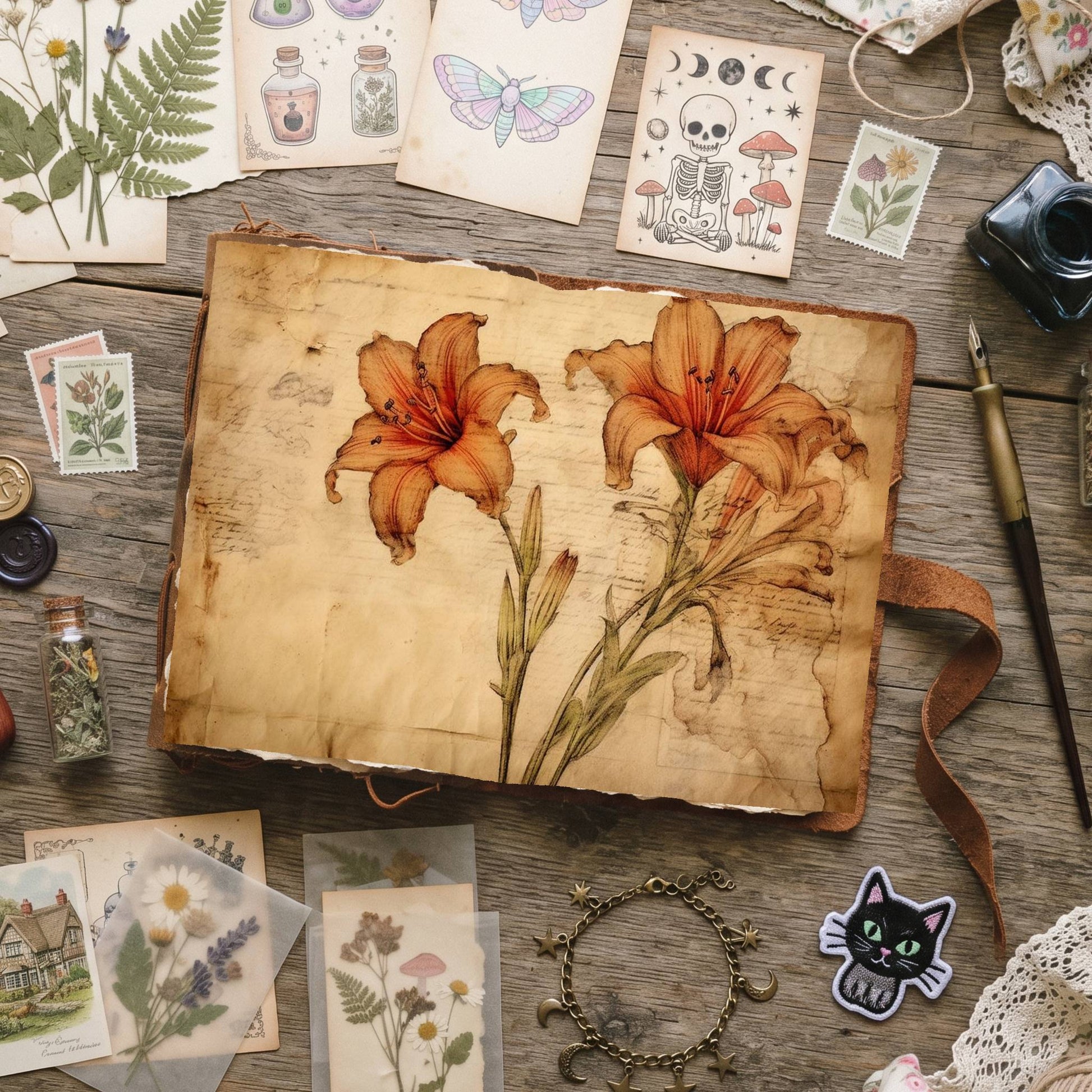 Amaryllis Digital Papers
