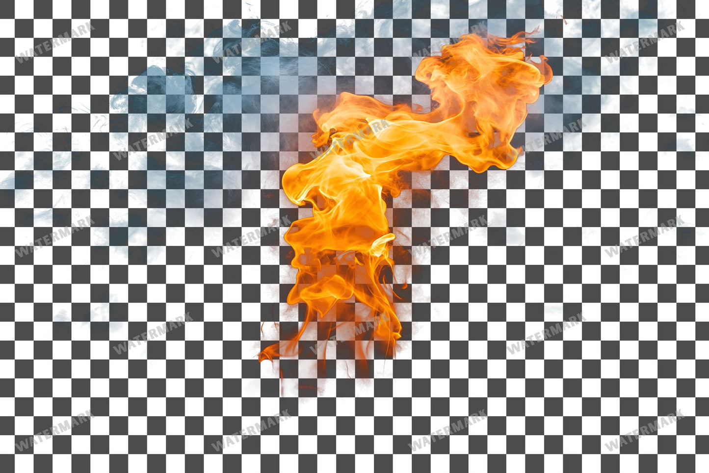 Amber Oil Flame Transparent Overlay Pngs