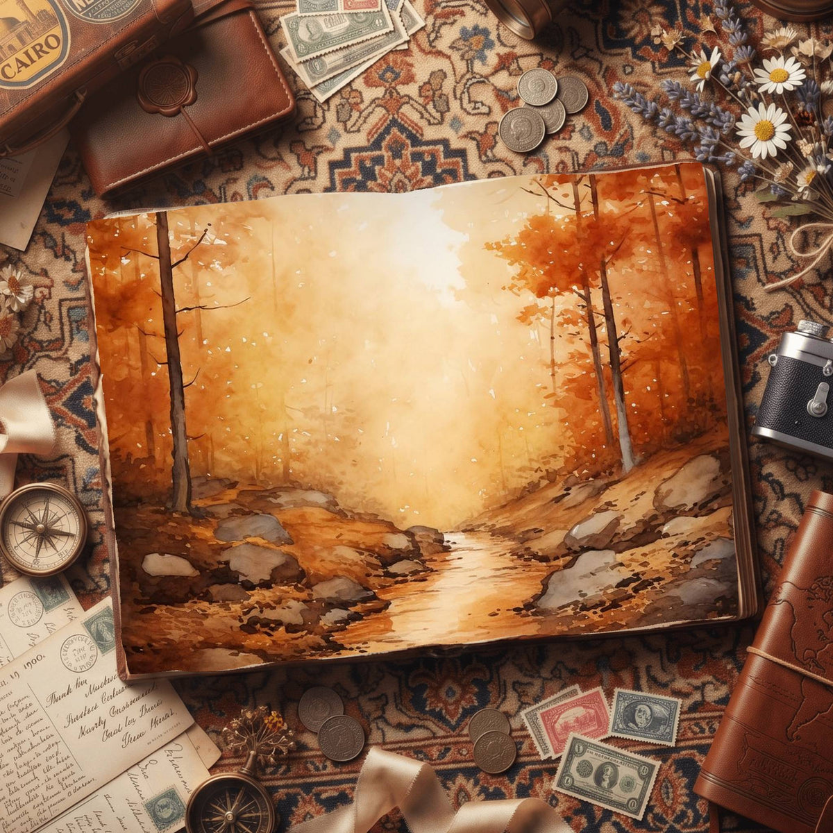 Autumn Landscapes Digital Papers
