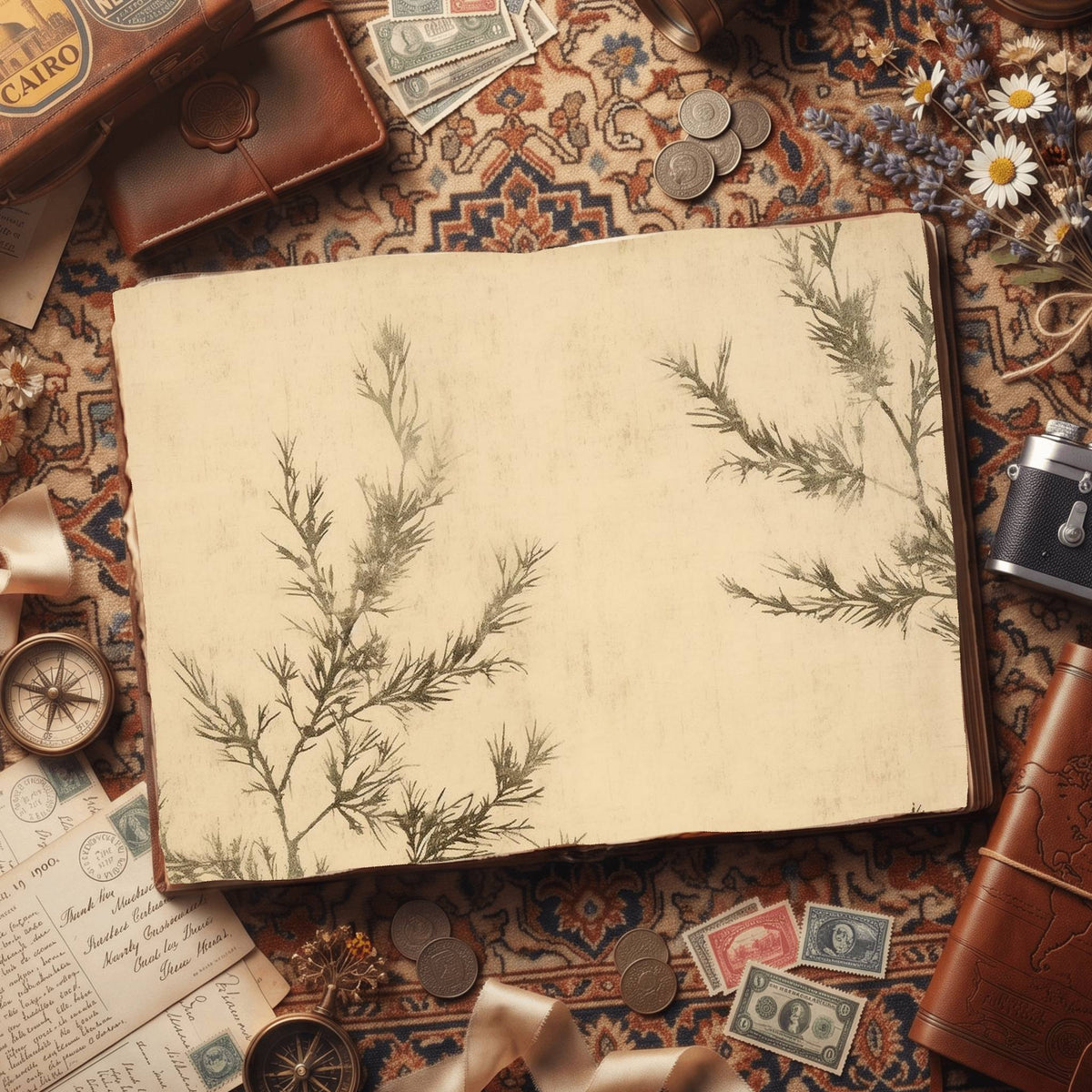 Basic Leaf Digital Papers