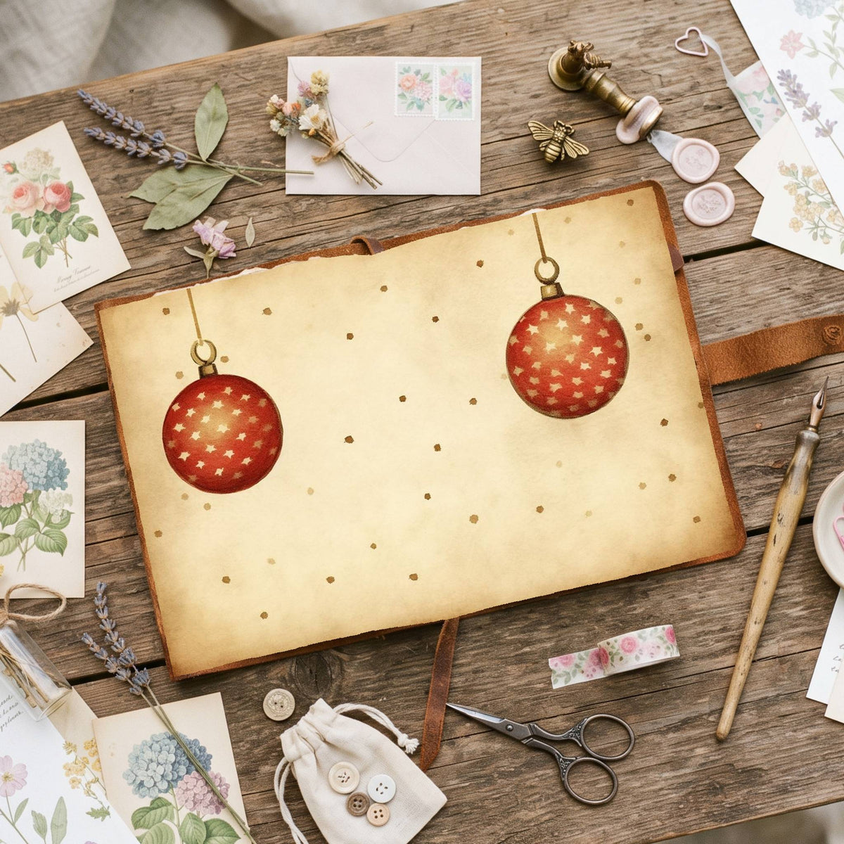 Bauble Digital Papers