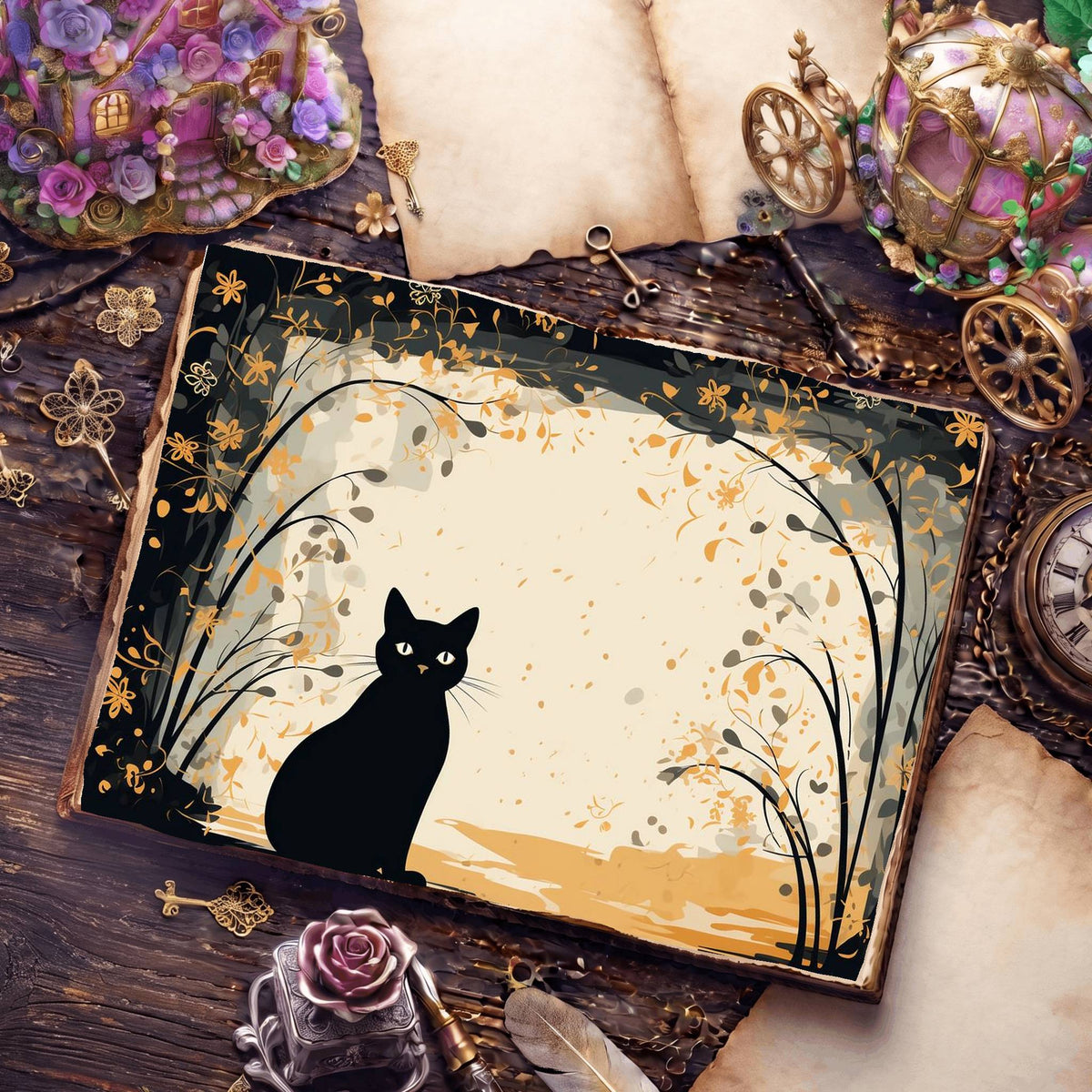 Black Cat Digital Papers