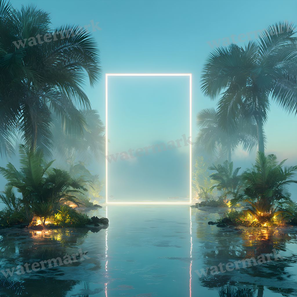 Blue Gradientd Render Backdrop Images