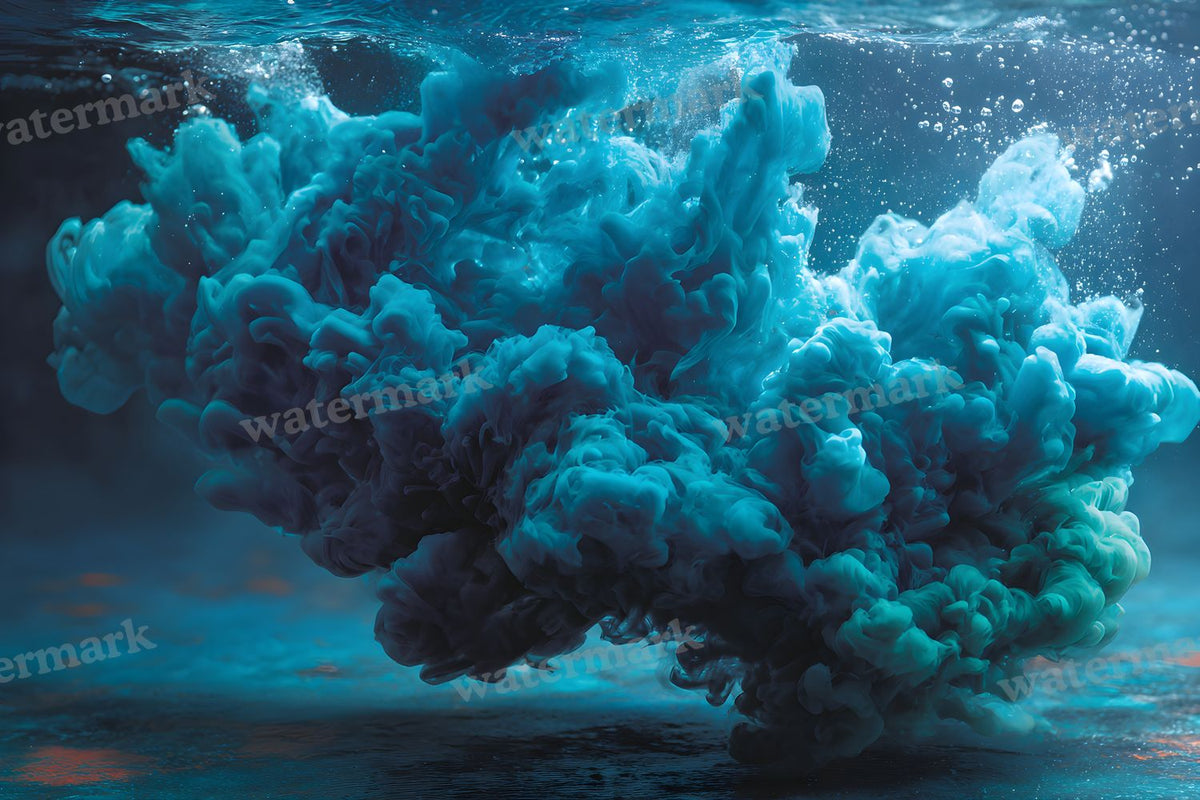 Blue Smoke Backdrop Images