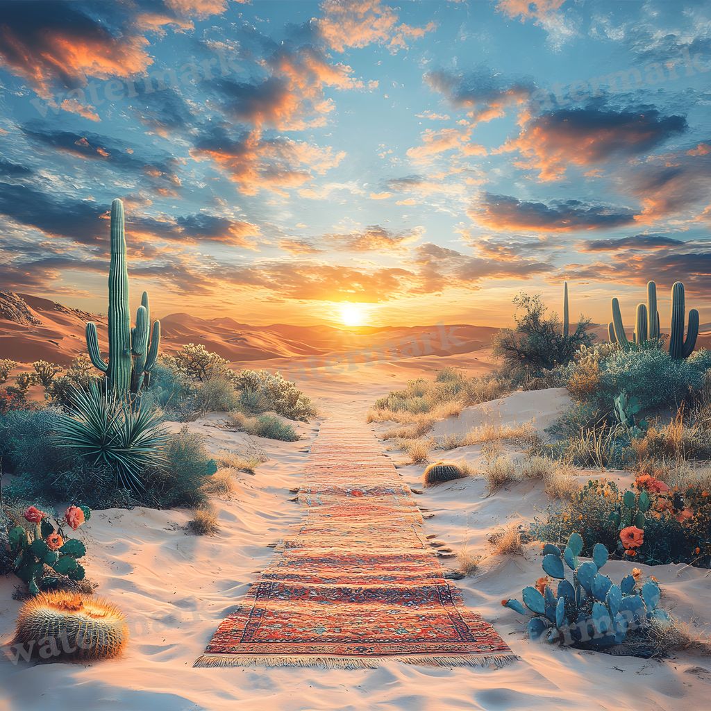 Bohemian Desert Backdrop Images