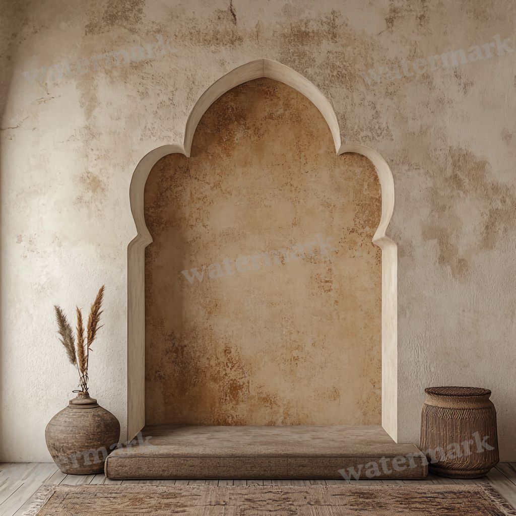 Boho Arches Backdrop Images