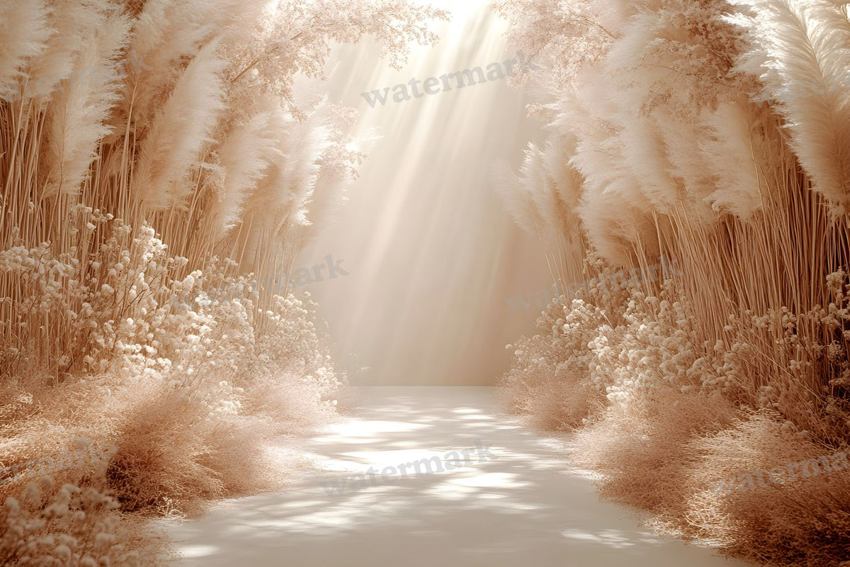 Boho Beige Arch Backdrop Images