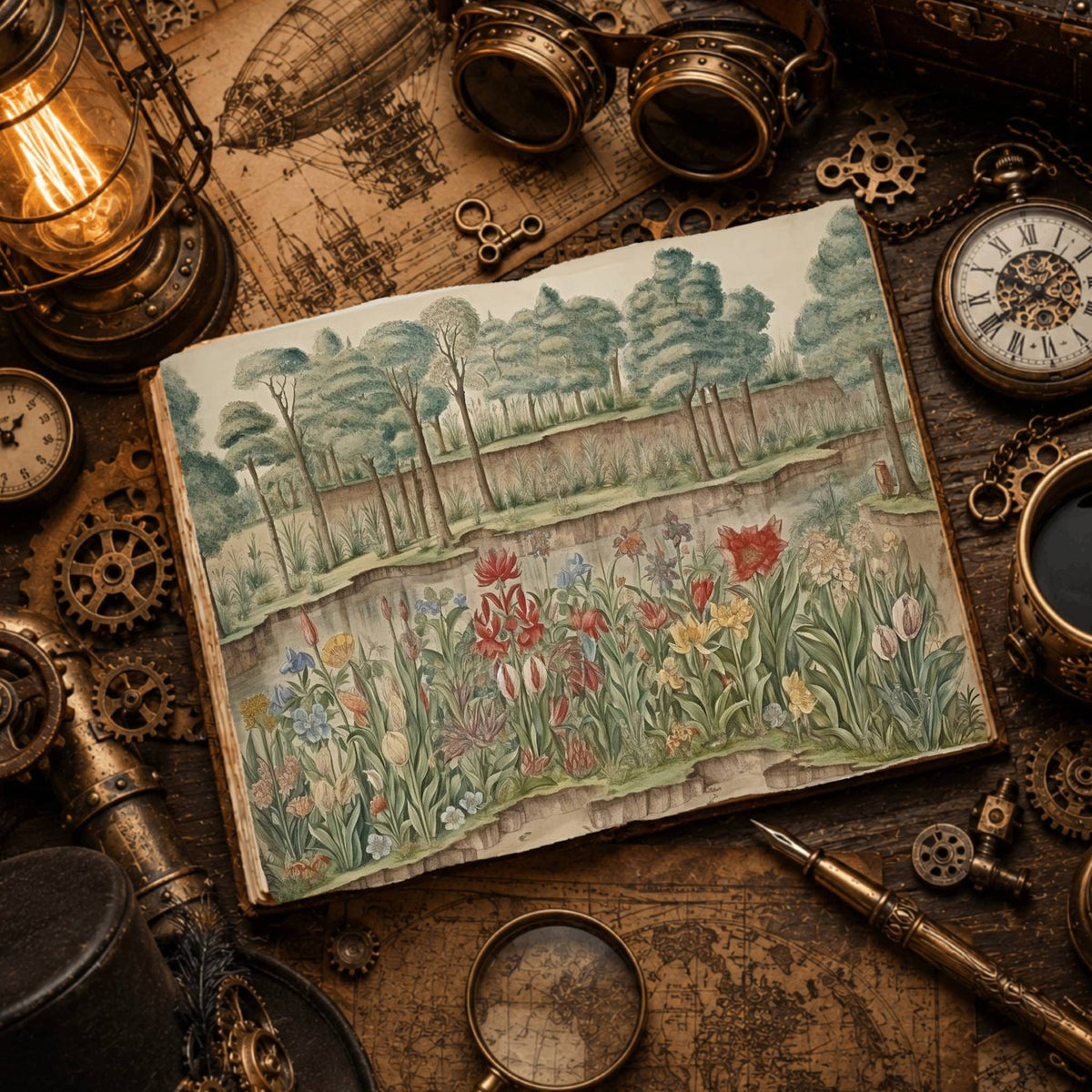 Botanical Garden Digital Papers
