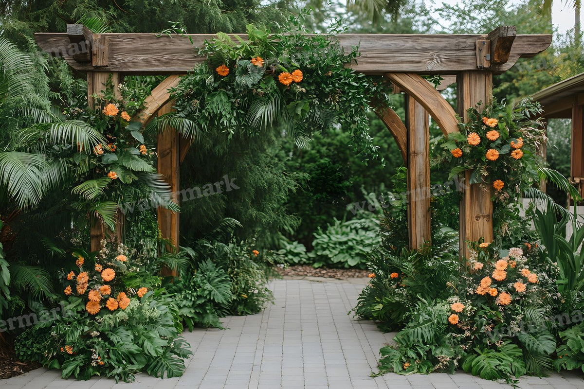 Botanical Wedding Backdrop Images