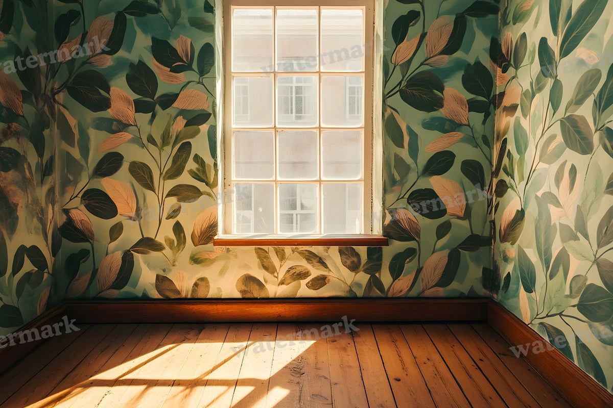Botanical Window View Backdrop Images