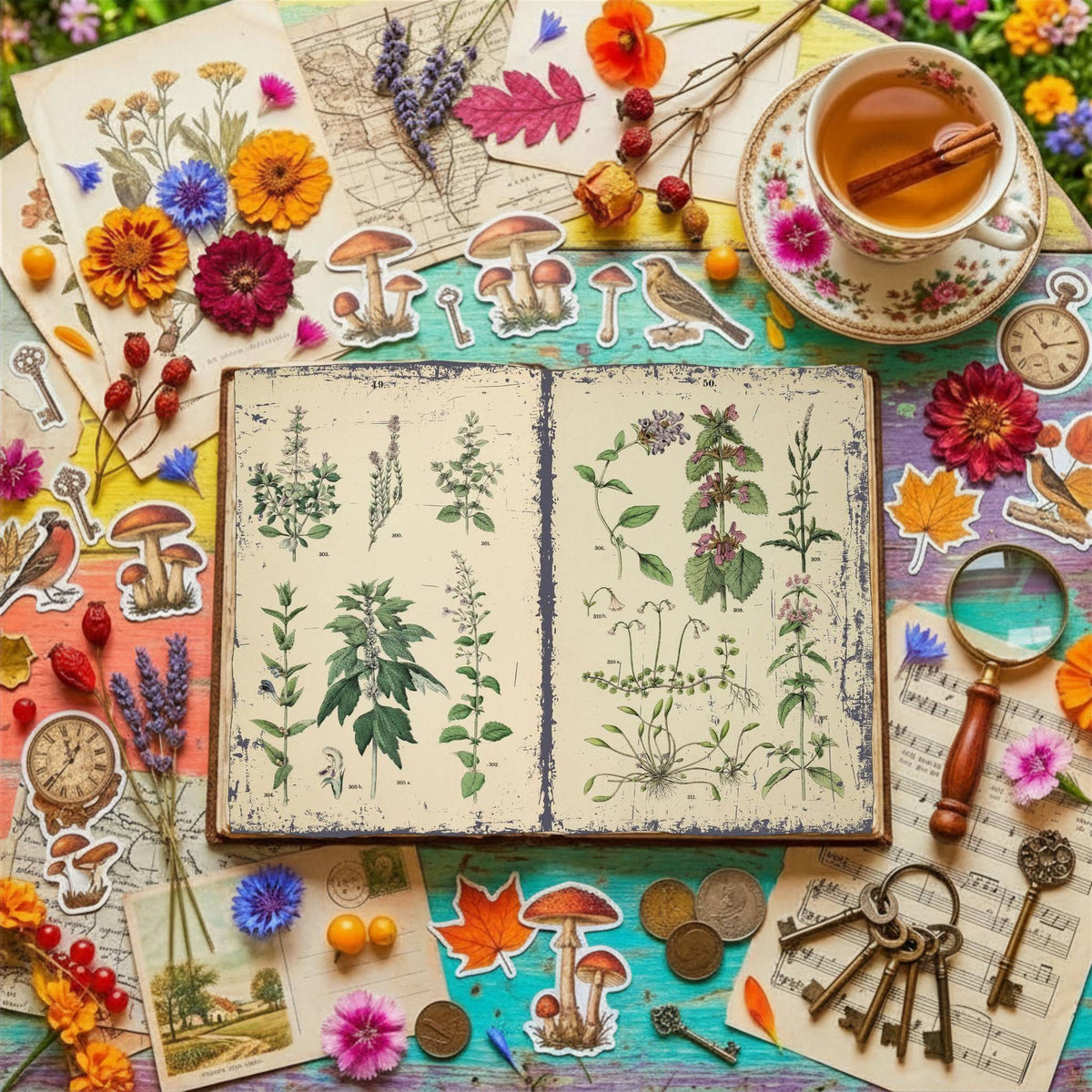 Botanical Digital Papers