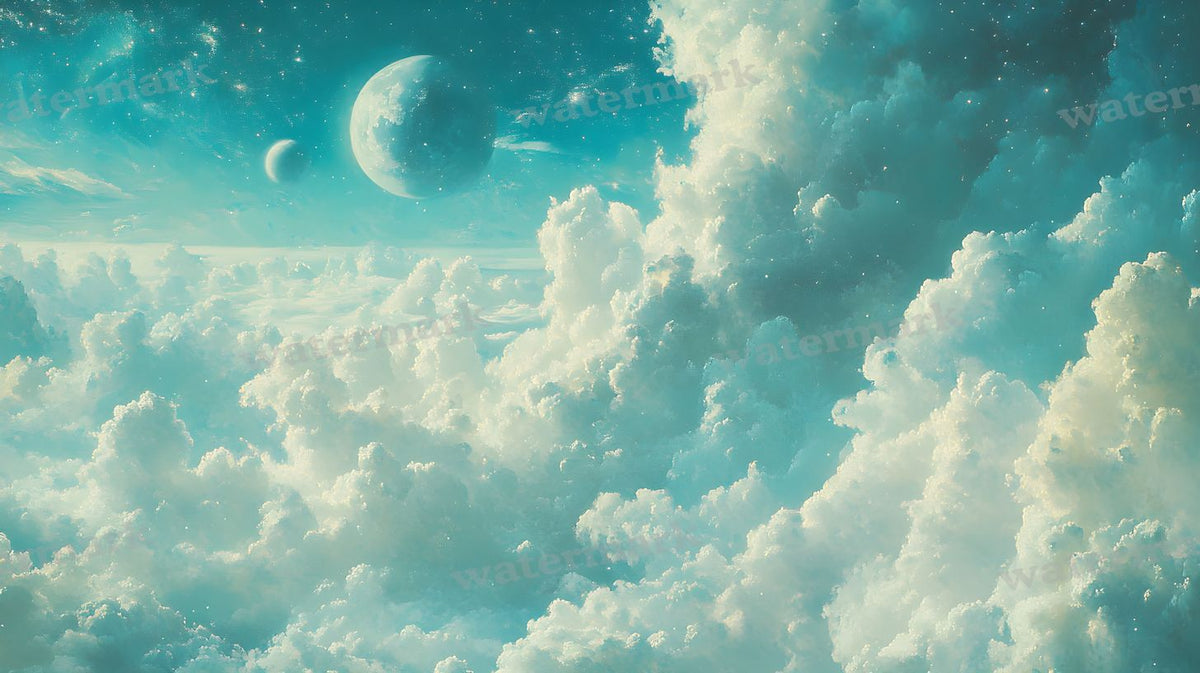 Celestial Moons Backdrop Images