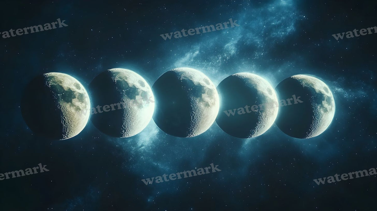 Celestial Moons Backdrop Images