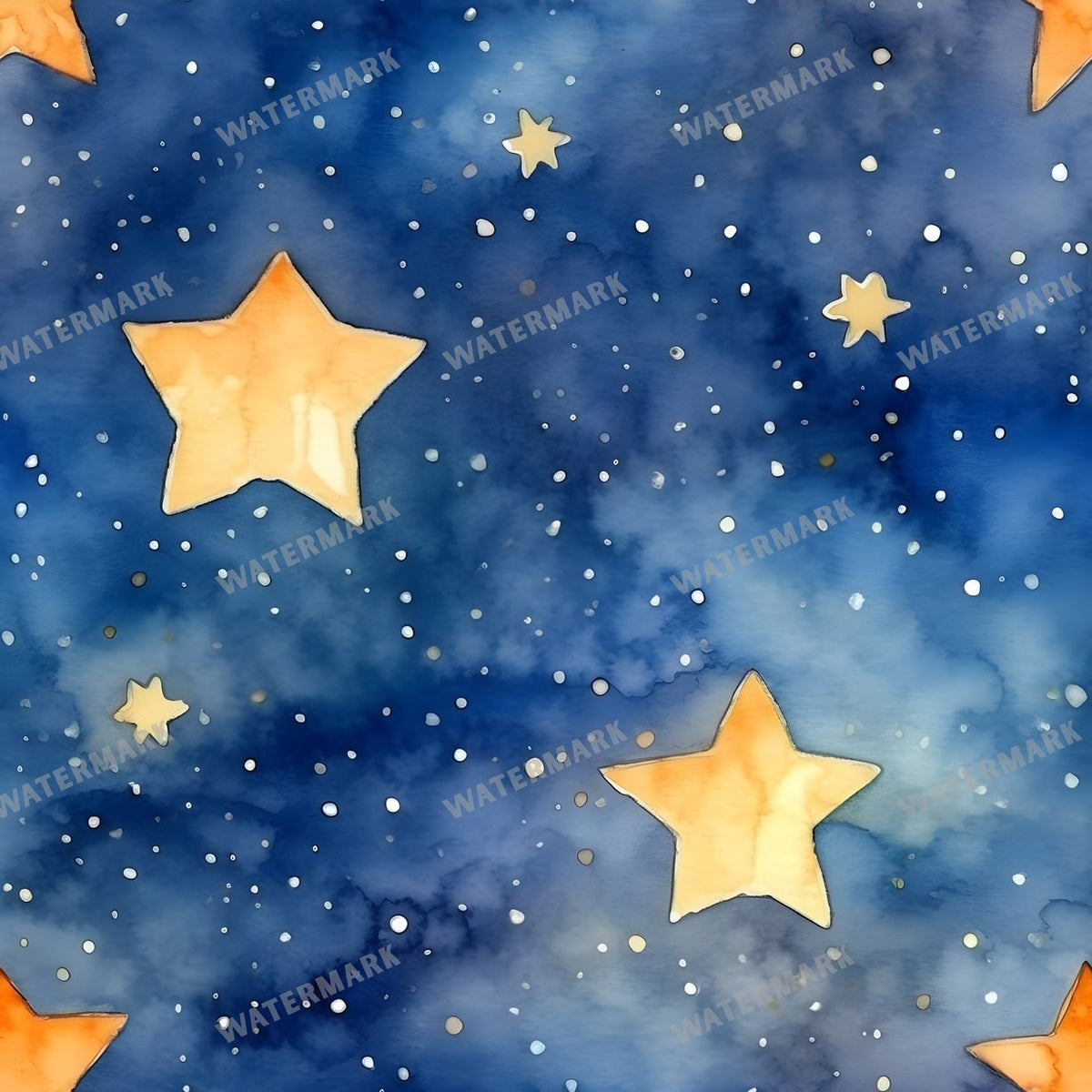 Celestial Seamless Pattern