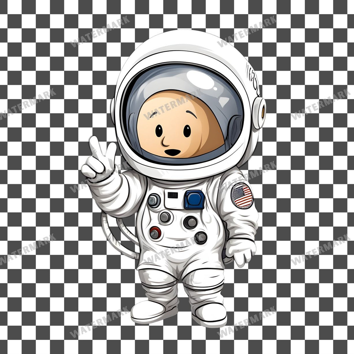 Chibiastronaut Clipart Pngs