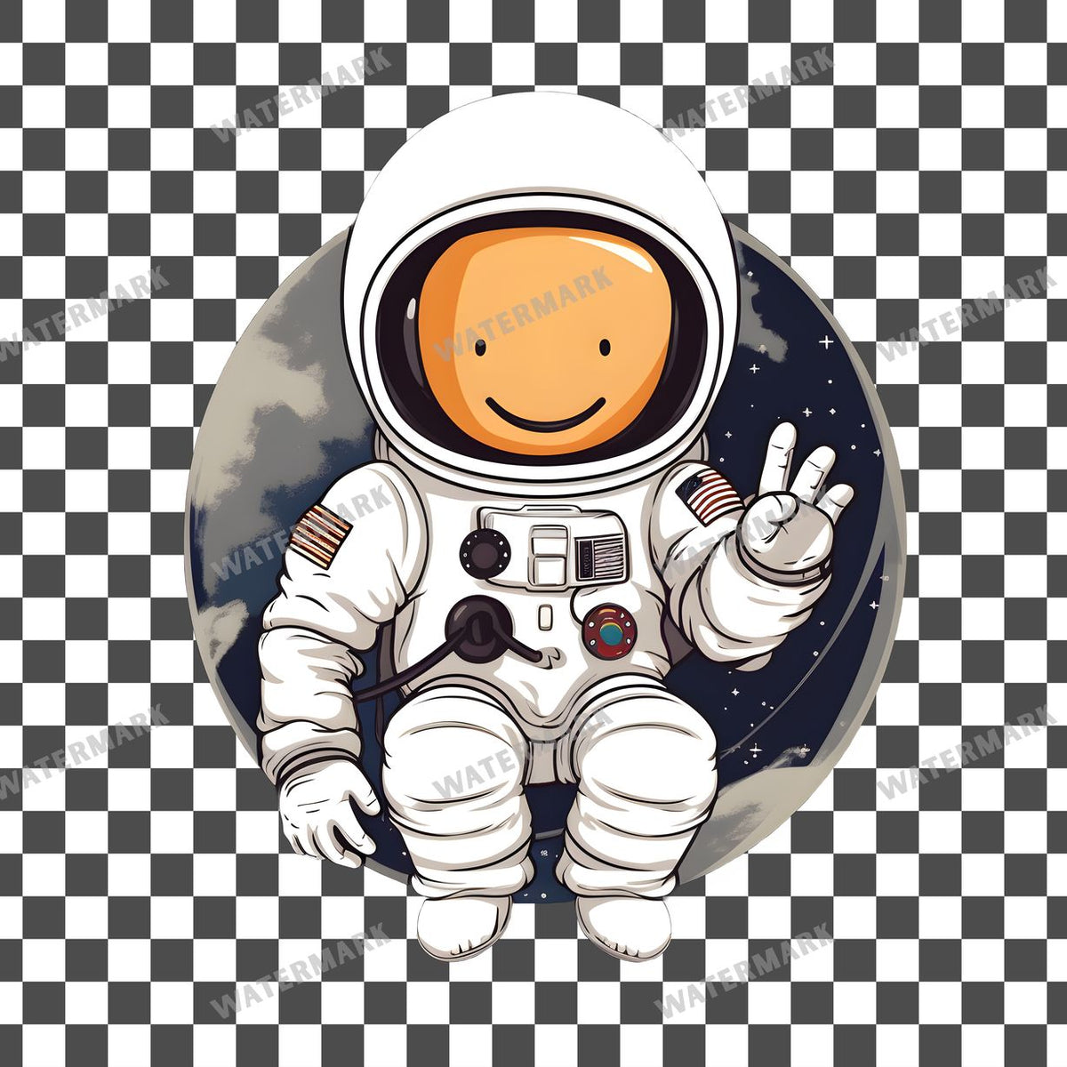 Chibiastronaut Clipart Pngs