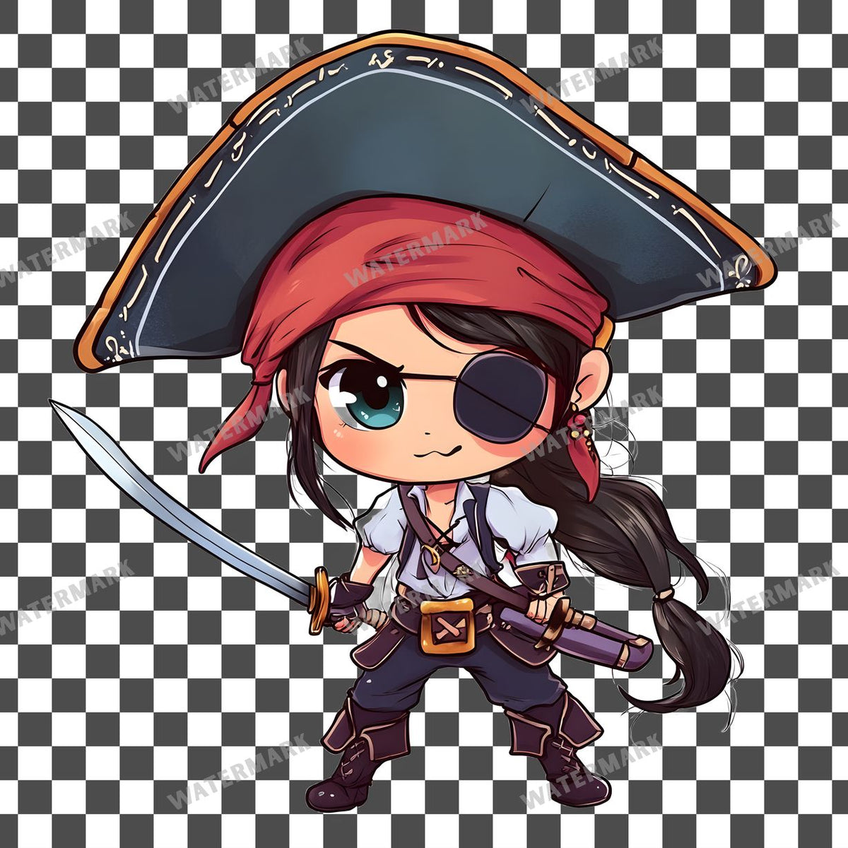 Chibipirate Clipart Pngs