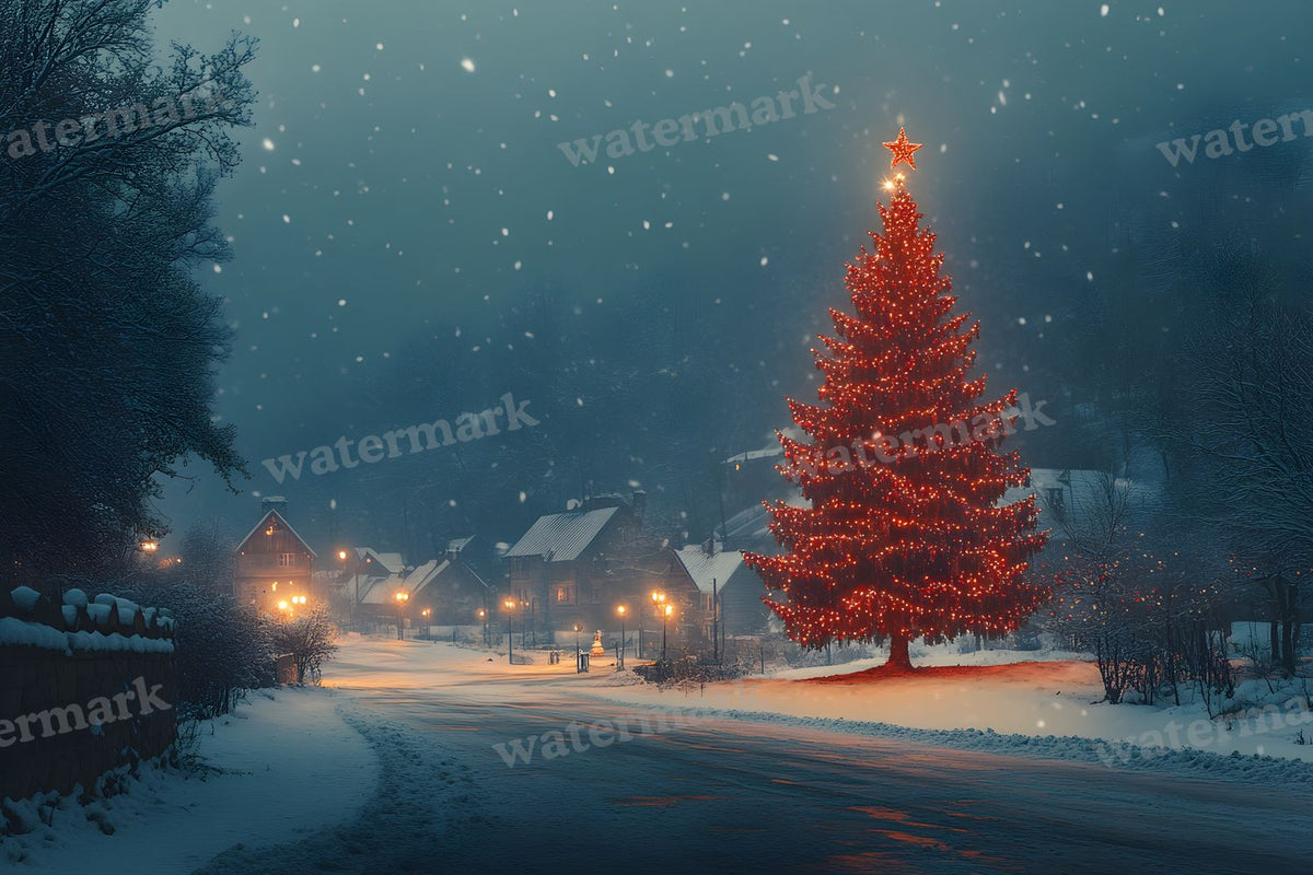 Classic Christmas Backdrop Images