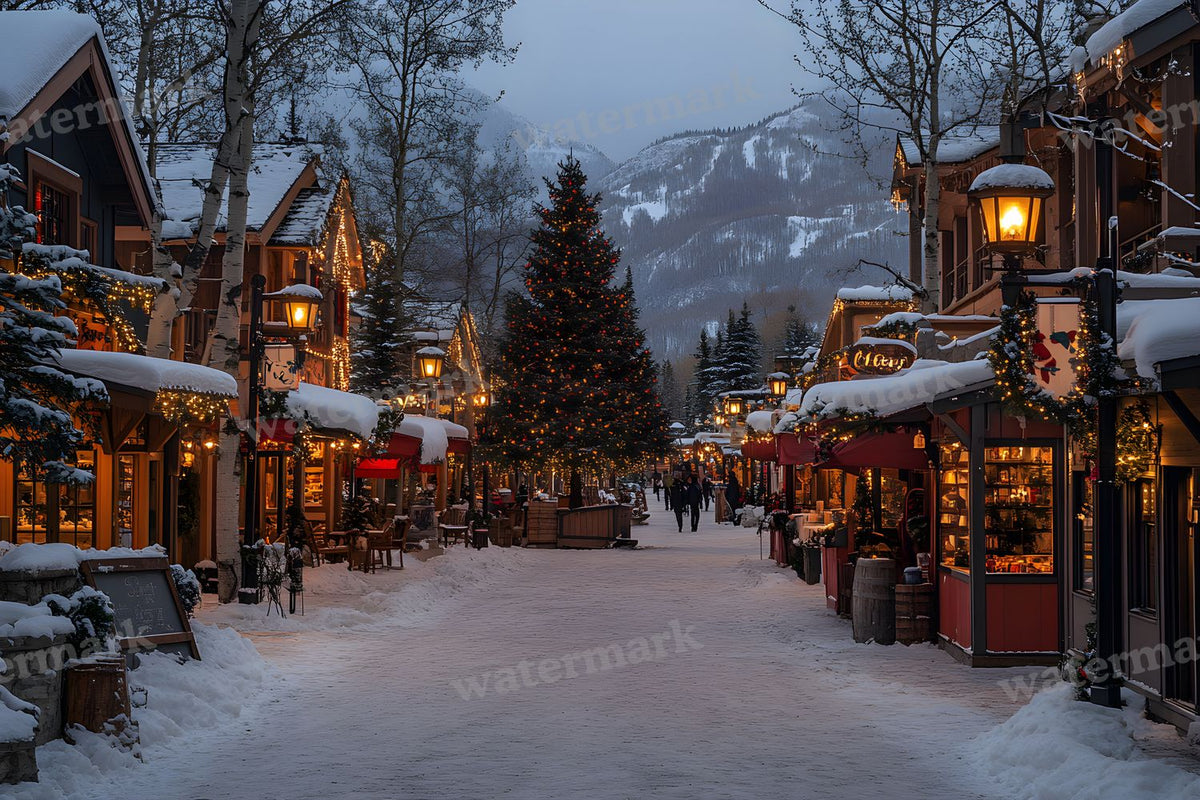 Classic Christmas Backdrop Images