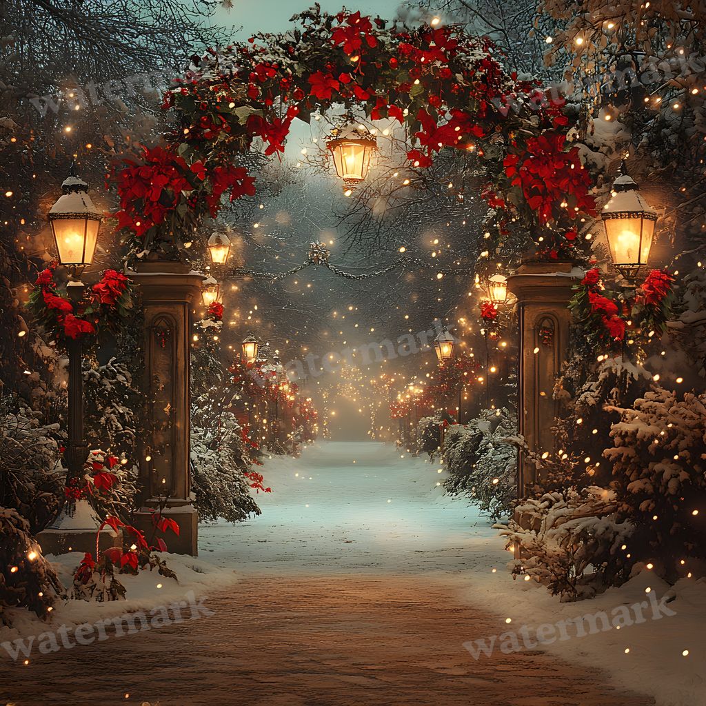 Classic Christmas Backdrop Images