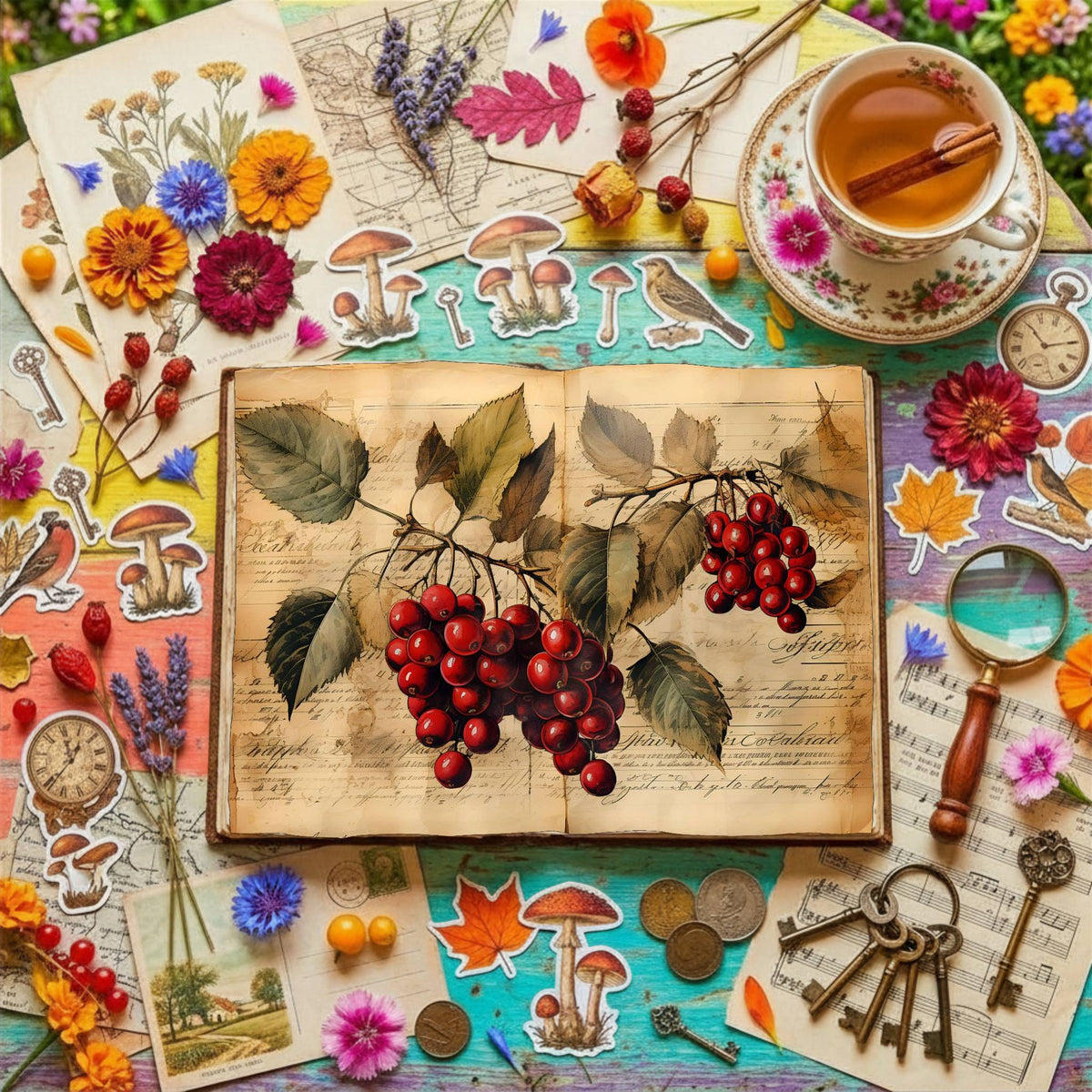 Coffee Beans Digital Papers
