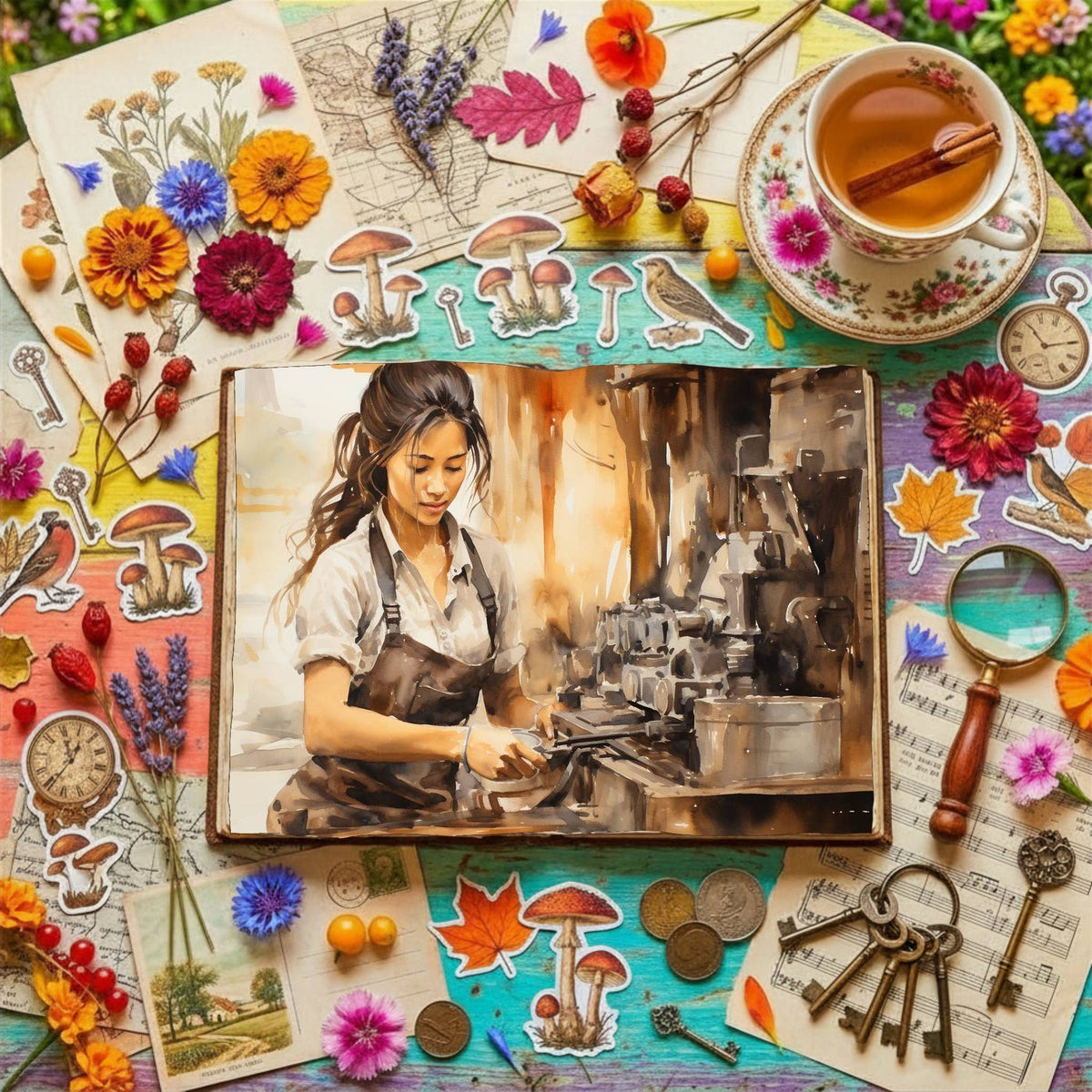 Coffee Shop Digital Papers