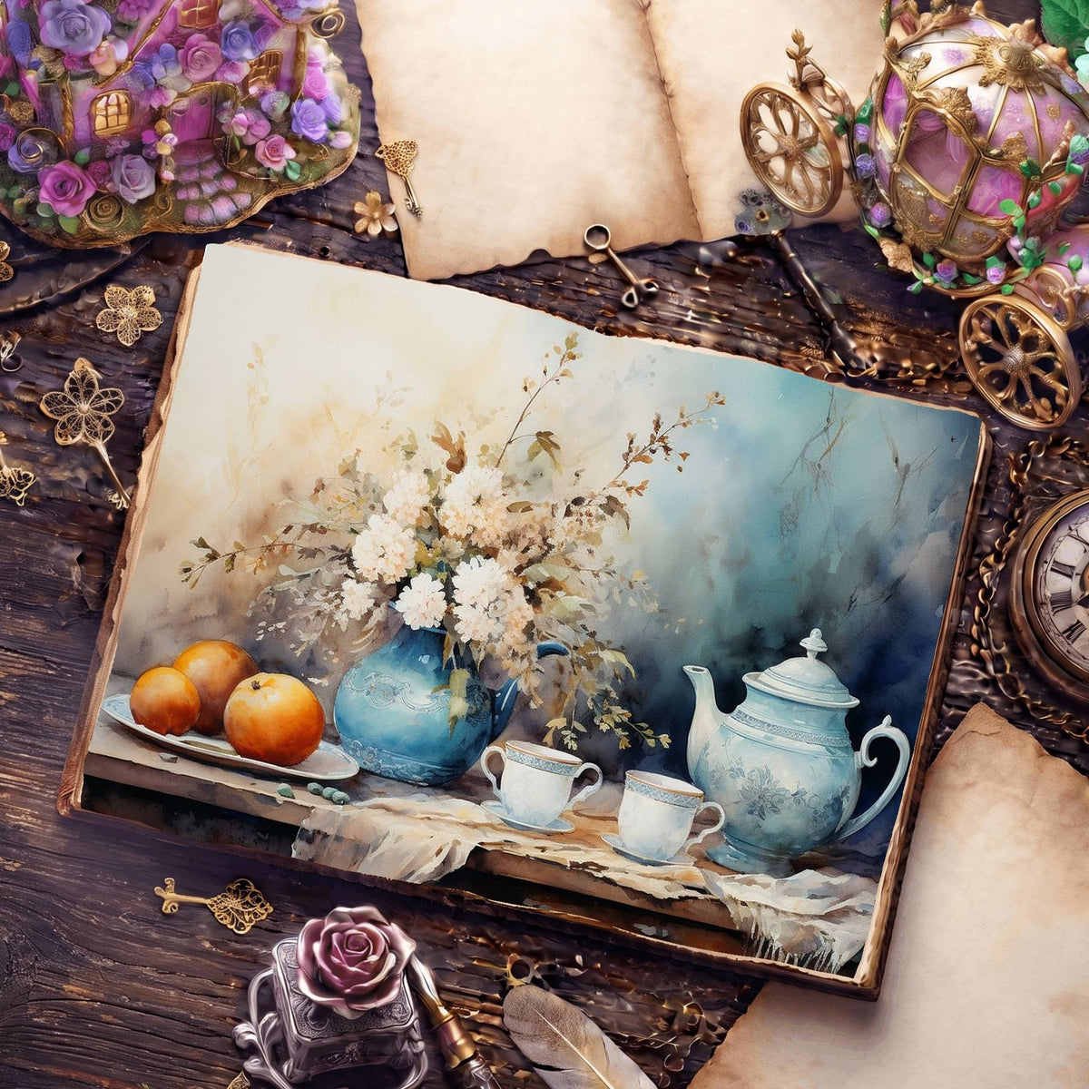 Coffee Shop Digital Papers