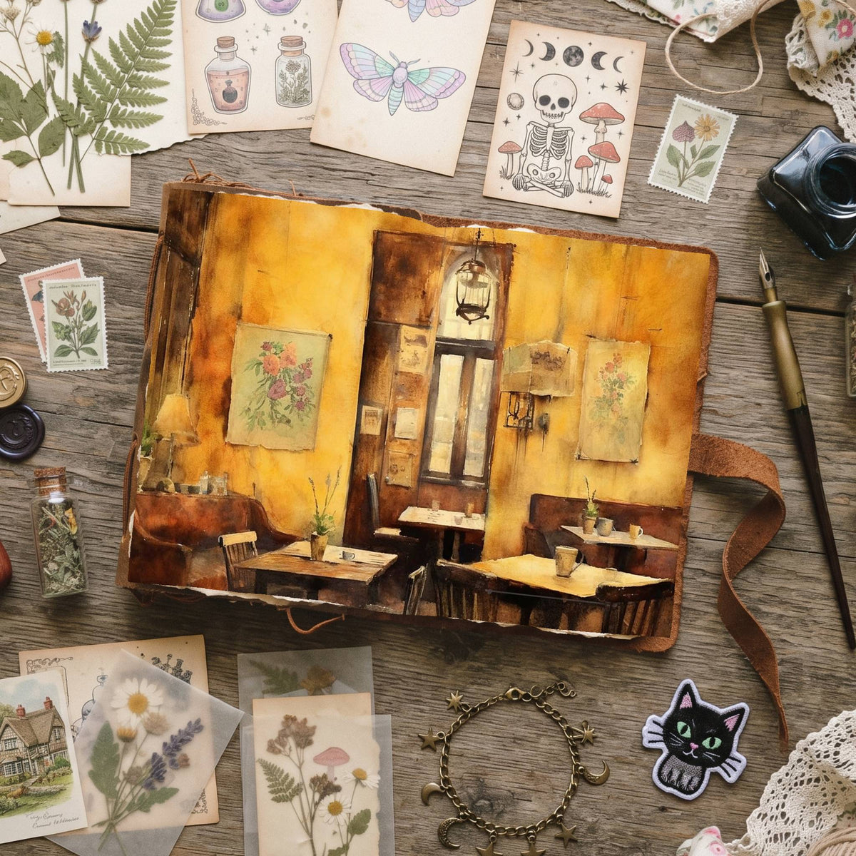 Coffee Shop Digital Papers