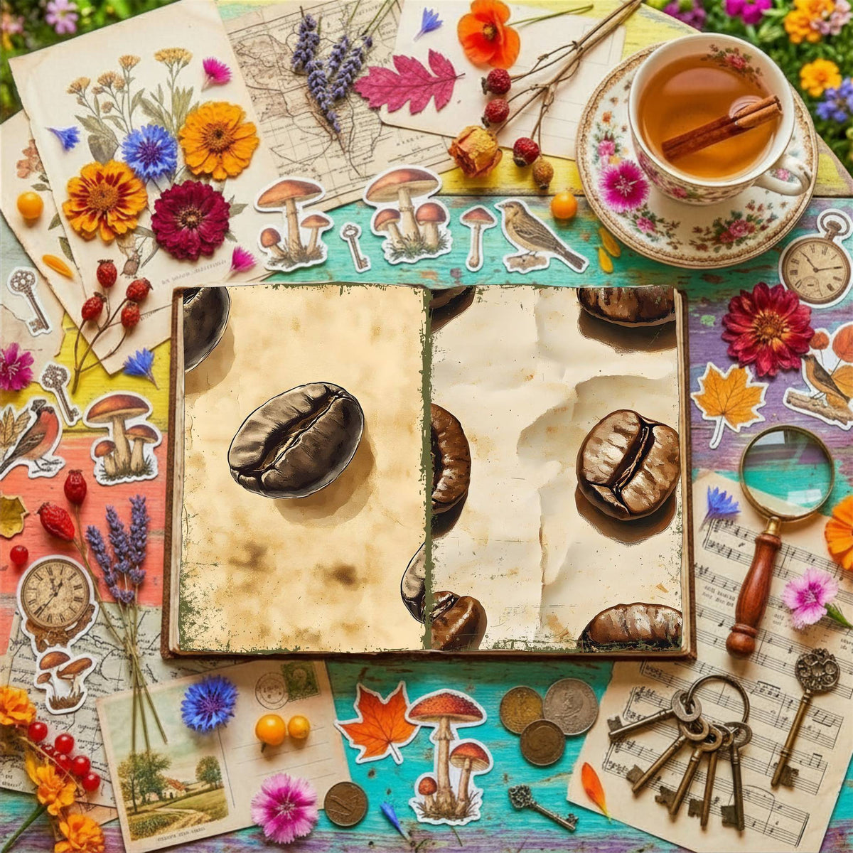 Coffee Digital Papers