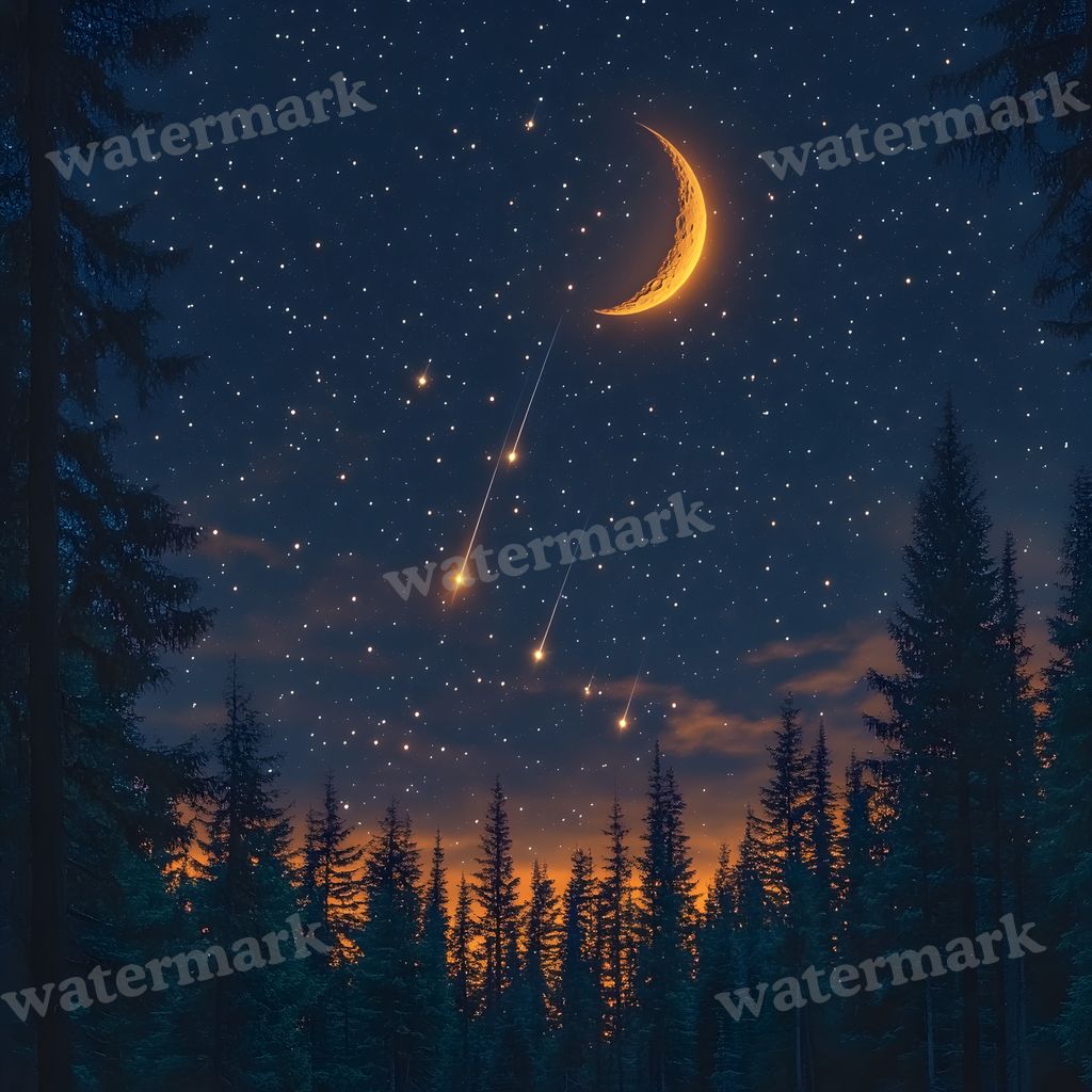 Crescent Moon Backdrop Images