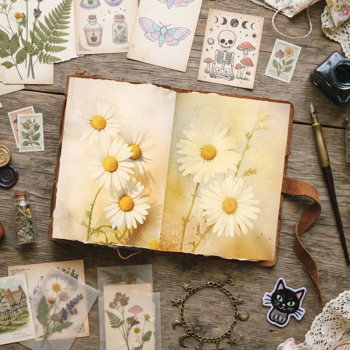 Daisies Digital Papers
