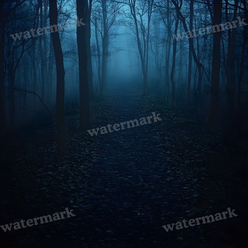 Dark Spooky digital photo backdrop for photo editing, preview 8