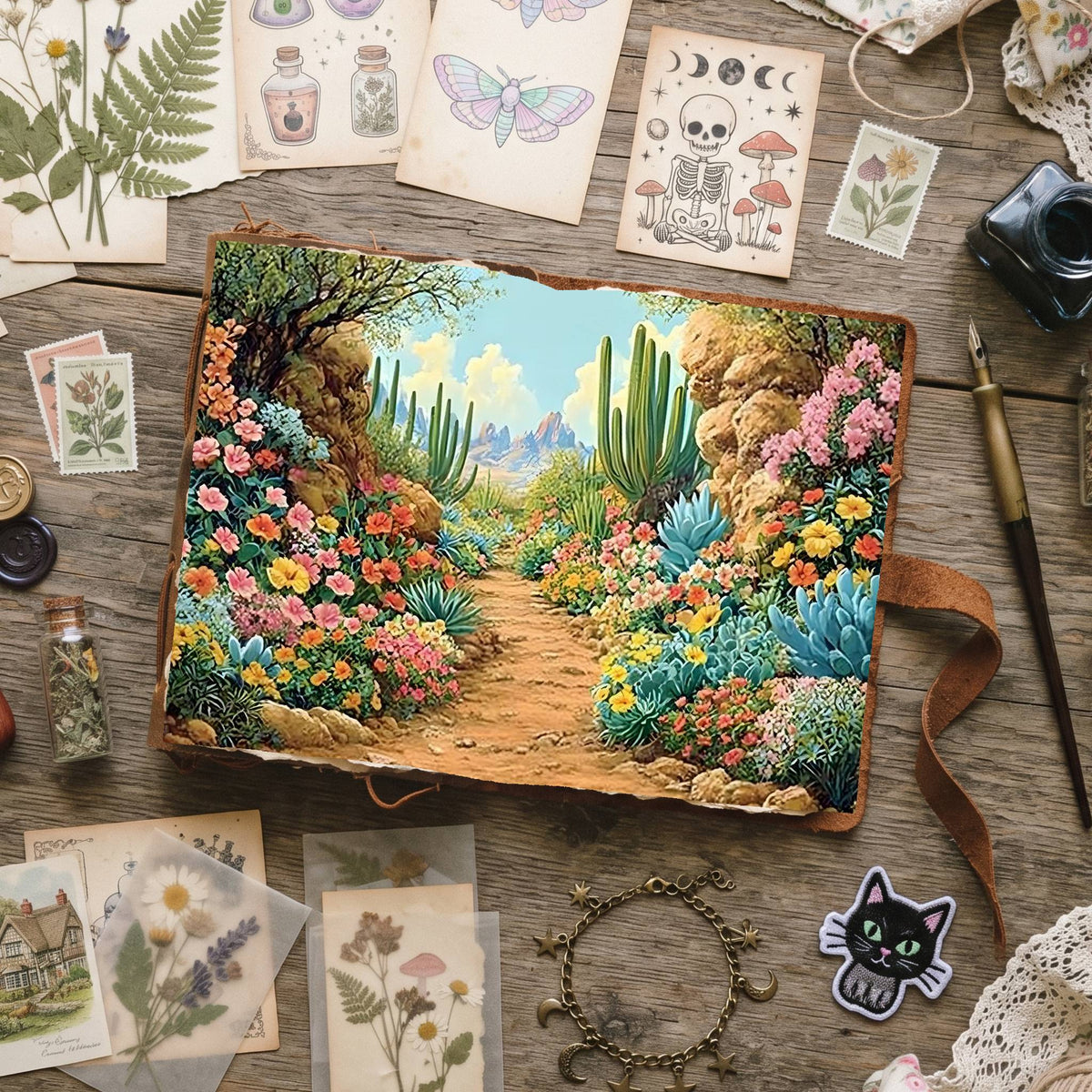 Desert Botanical Digital Papers