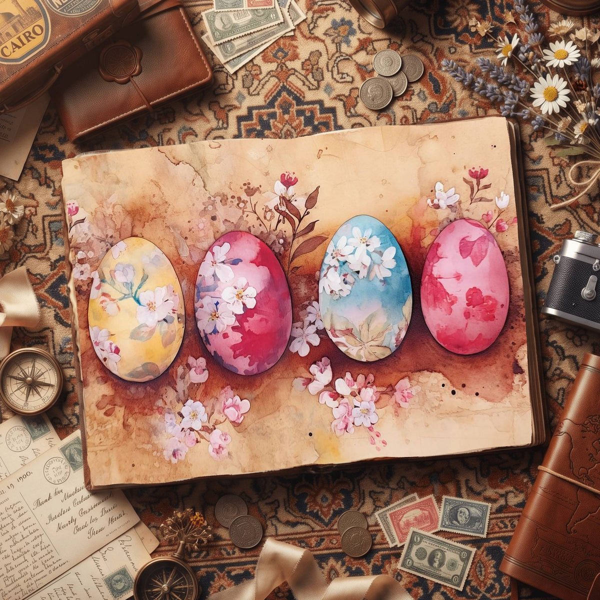 Easter Eggs Digital Papers