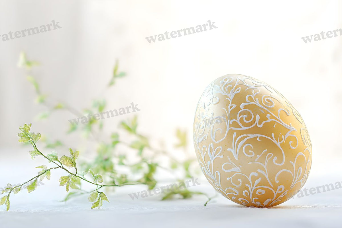 Elegant Easter Egg Backdrop Images