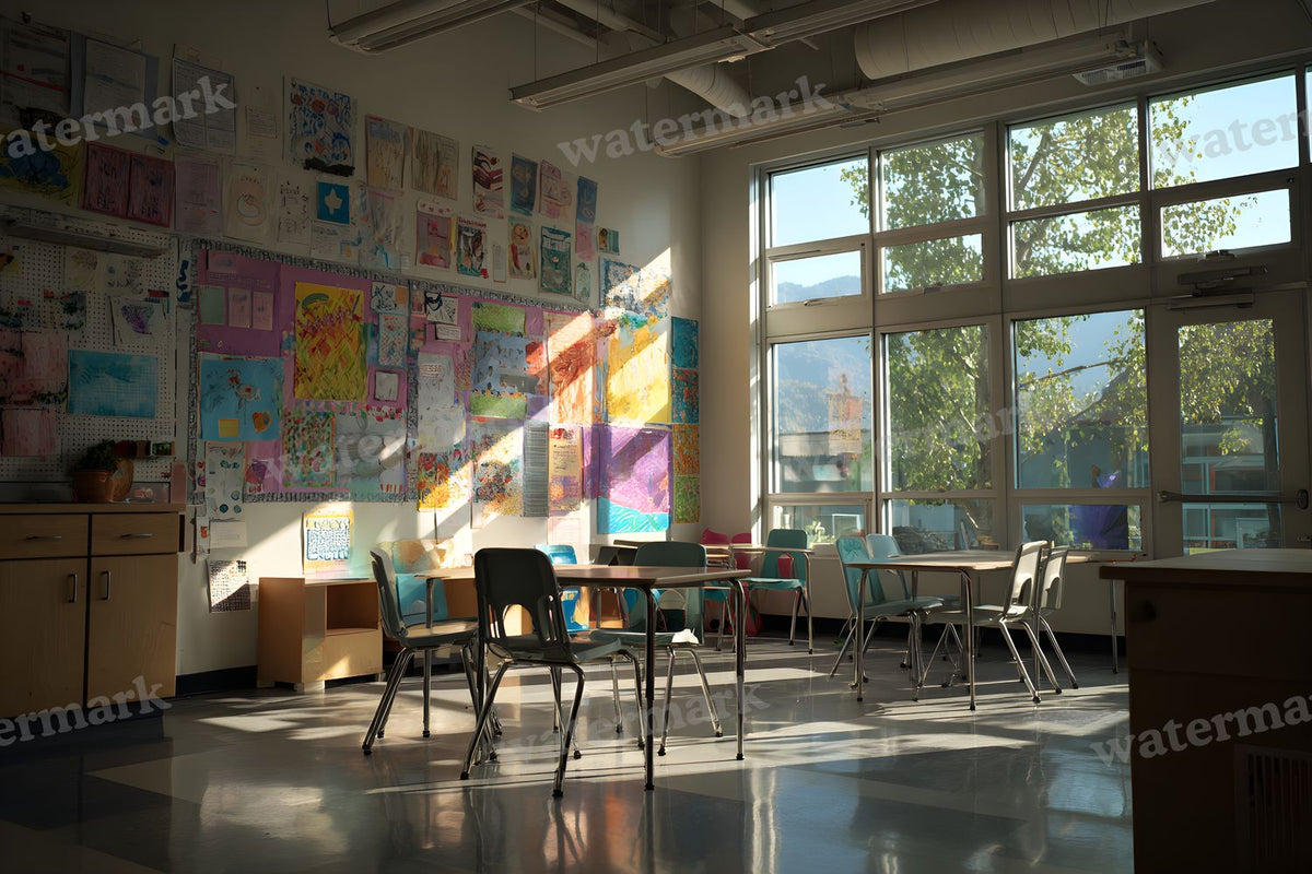Elementary School Classroom Backdrop Images