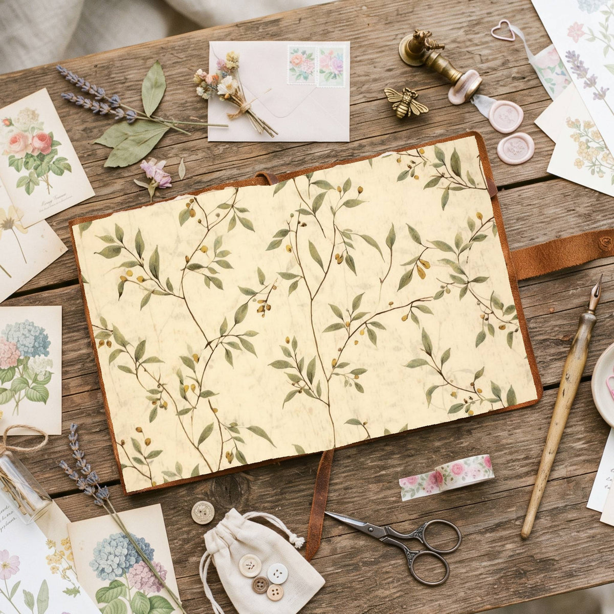 Eucalyptus Leaves Digital Papers