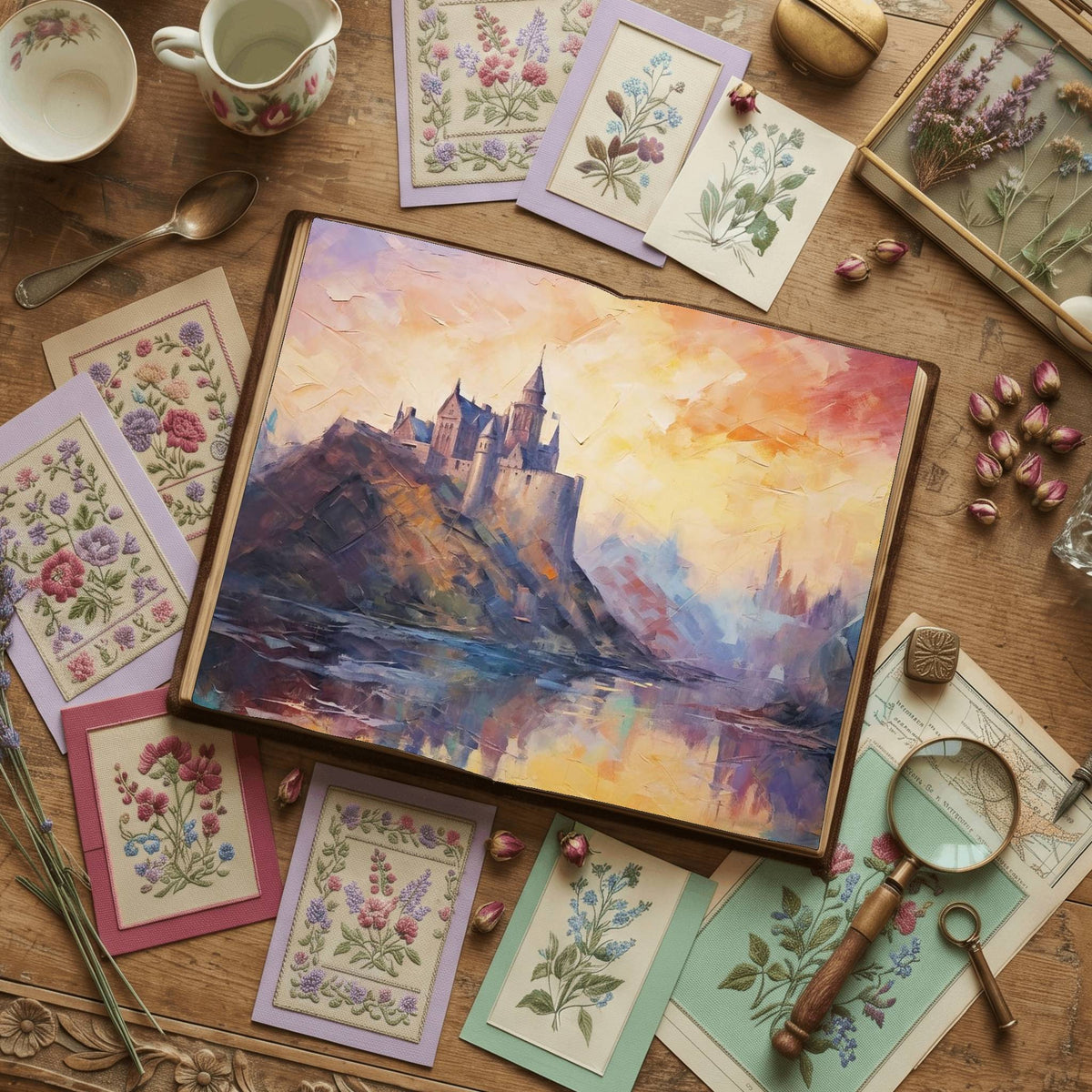 Fairy Castles Digital Papers