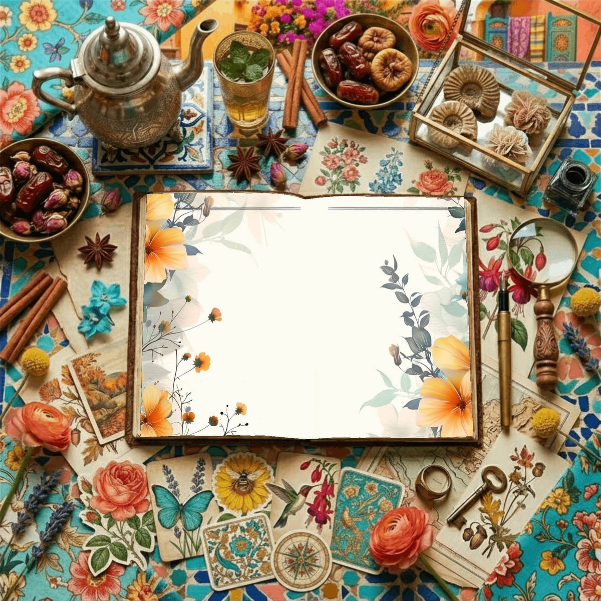Floral Digital Papers