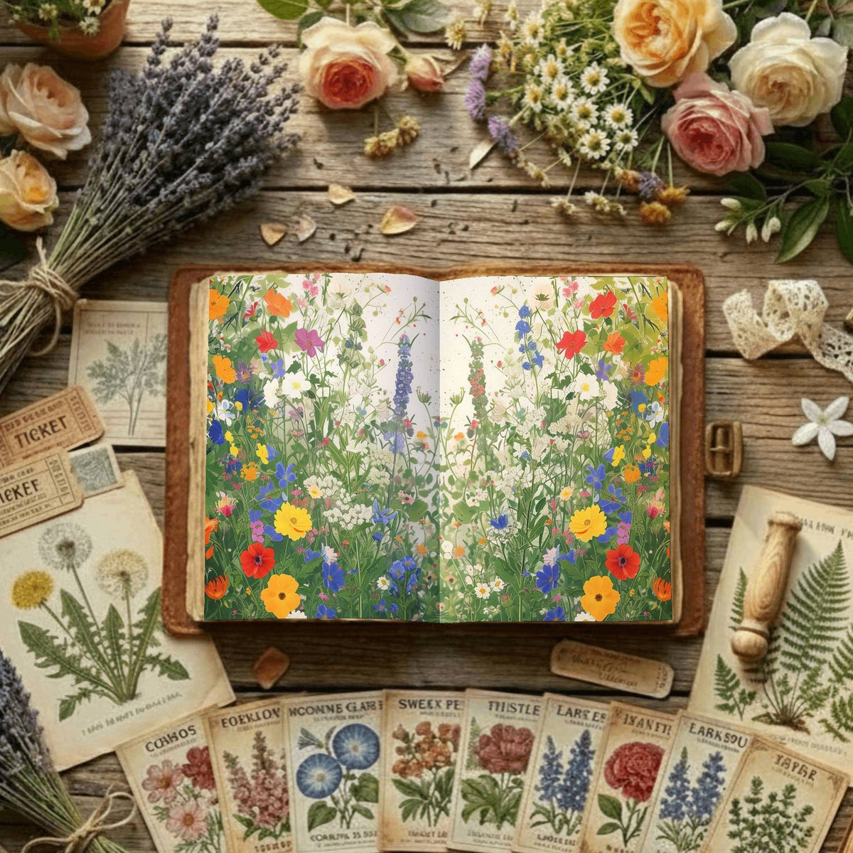 Floral Digital Papers
