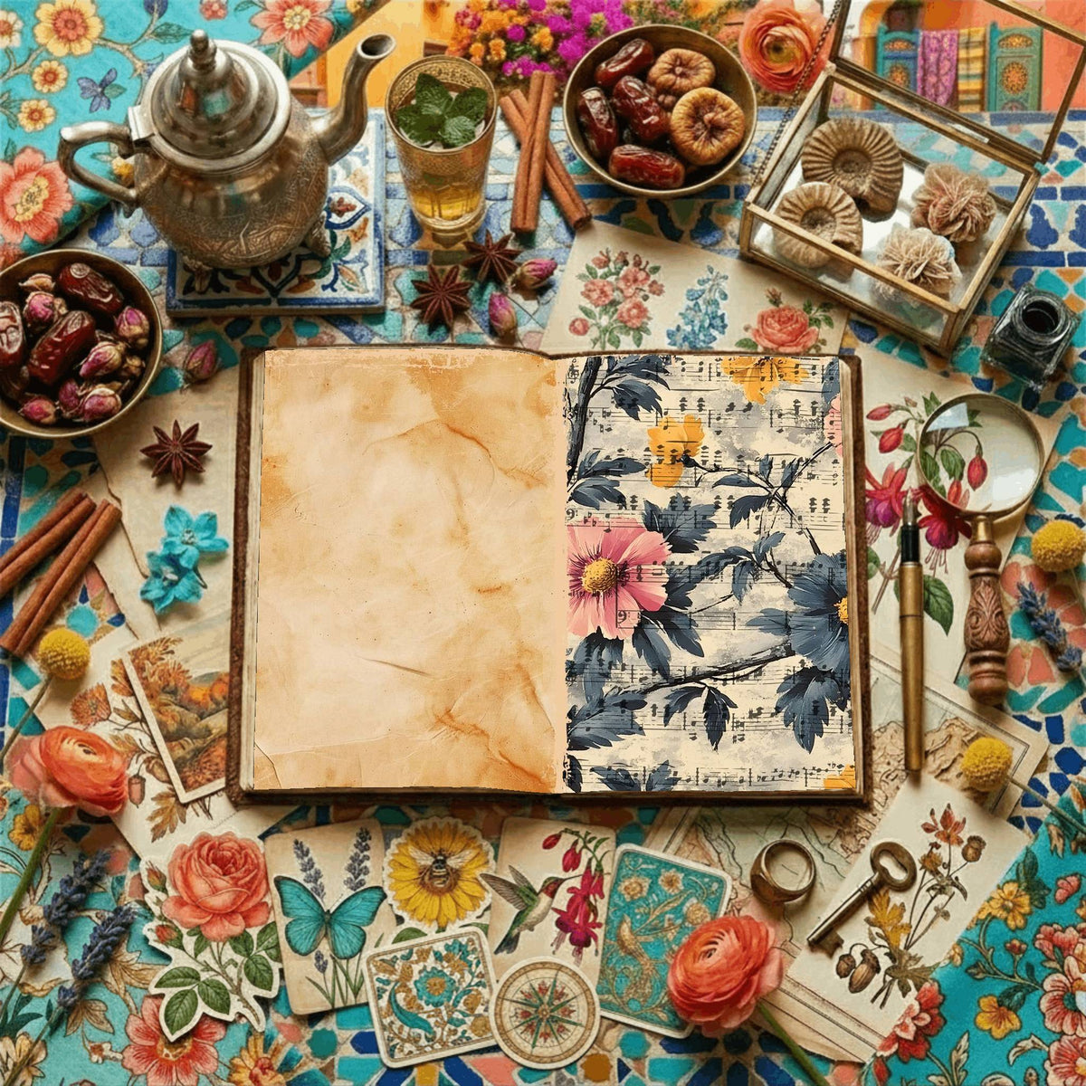 Floral Digital Papers