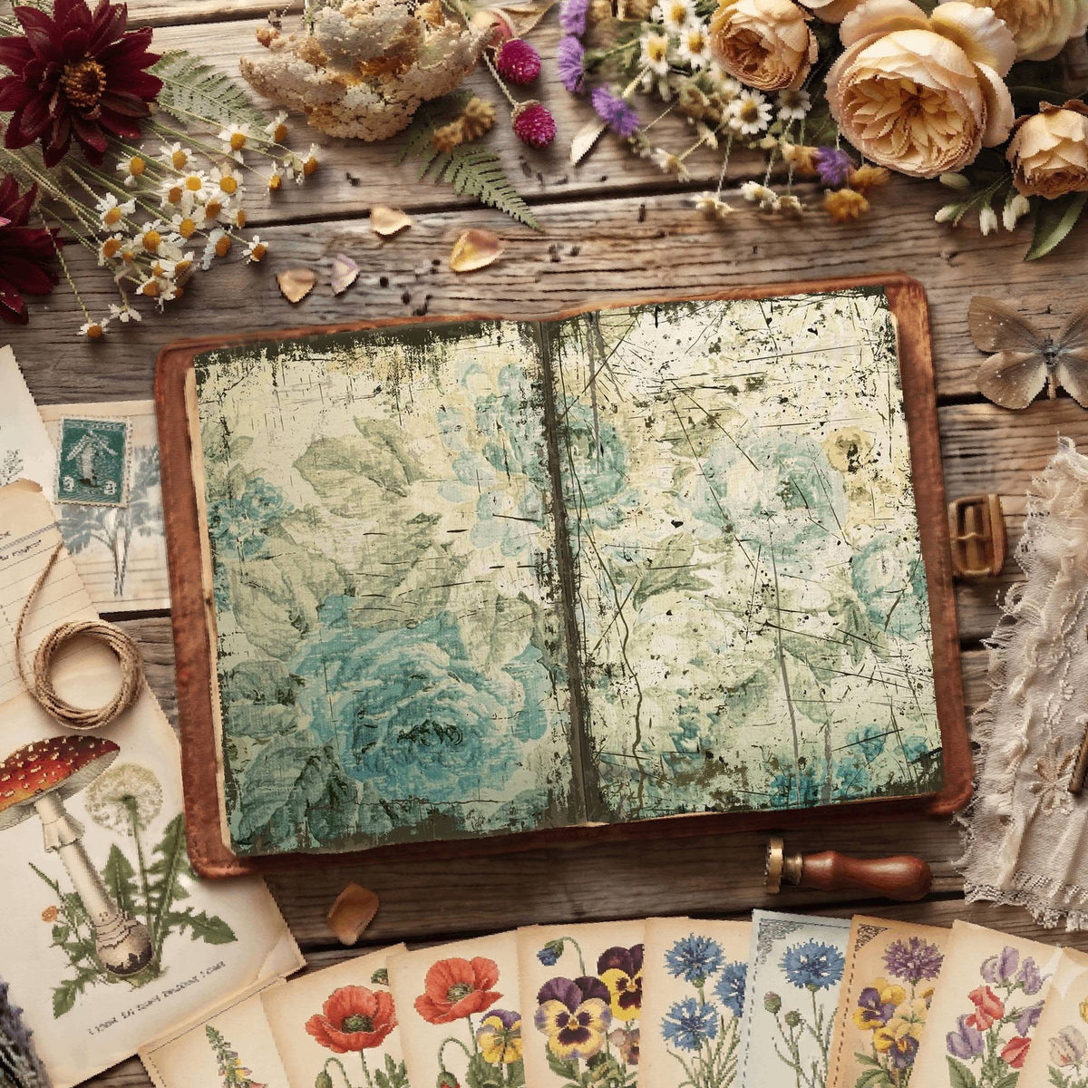 Floral Digital Papers