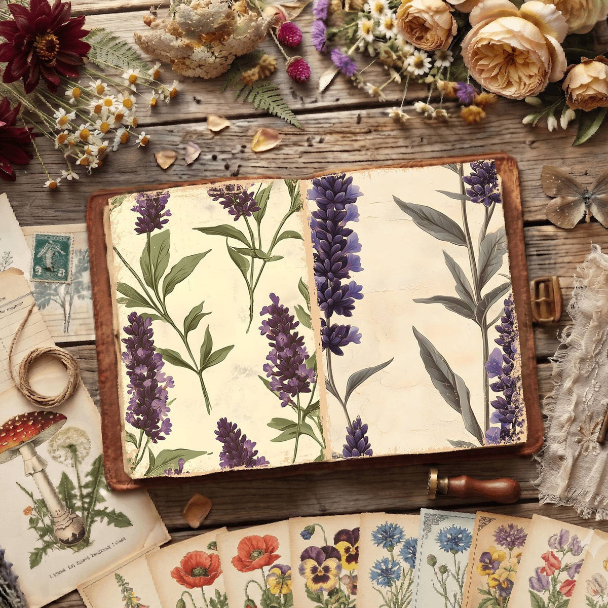 Floral Digital Papers