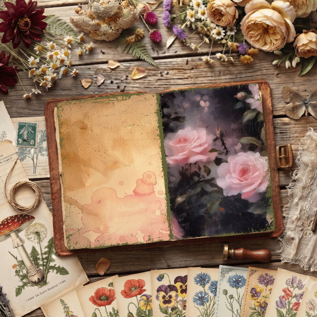 Floral Digital Papers