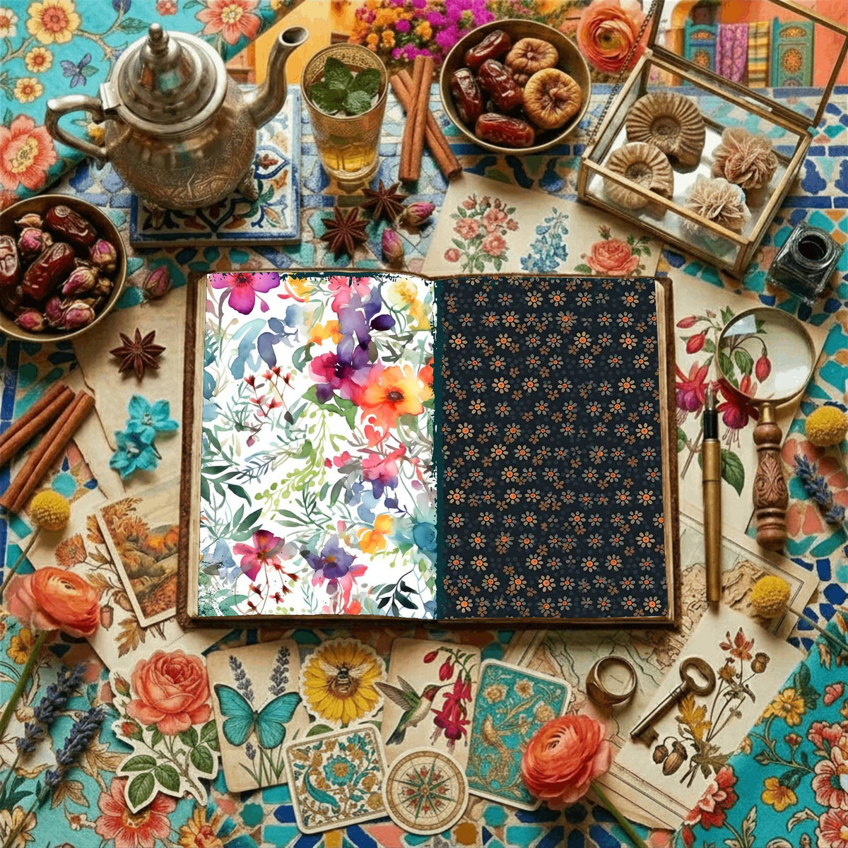 Floral Digital Papers